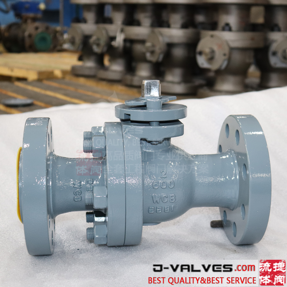 600LB Cast Steel Flange Ball Valve with Handle Operation