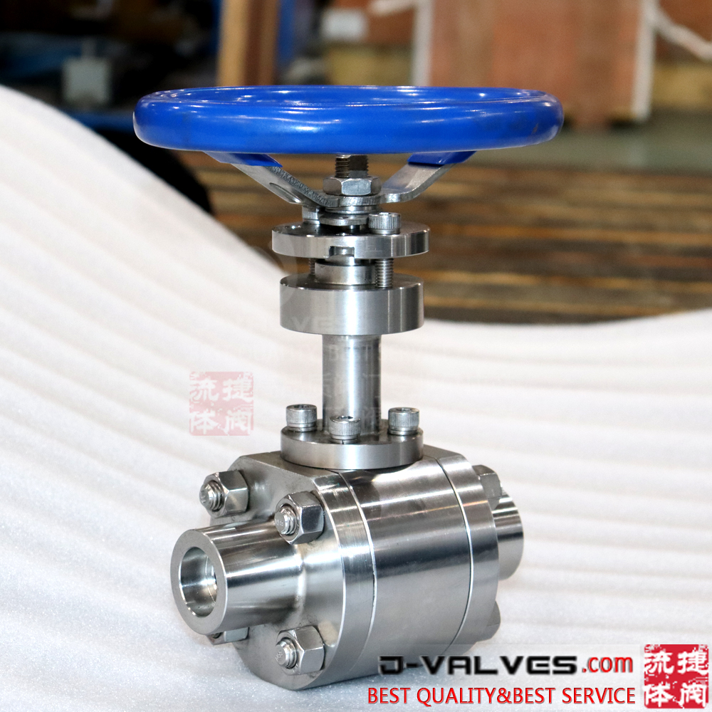 Low Temperature Forged Stainless Steel Floating Ball Valve for Socket Welding Type with Handwheel Operation